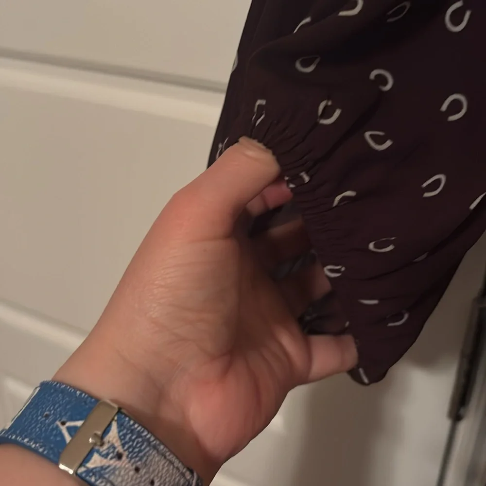 A6 - Ann Taylor horseshoe belted dress size 8 - Picture 9 of 9